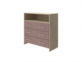 PROxSON Комод Varna (ЛДСП Бунратти+ткань Бунратти/Ultra Горячий шоколад) 90x40 в Кудымкаре - kudymkar.mebel24.online | фото