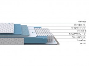 PROxSON Матрас FIRST 500 Flat M (Ткань Синтетический жаккард) 120x190 в Кудымкаре - kudymkar.mebel24.online | фото 2