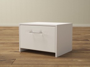 PROxSON Тумба Varna (ЛДСП Белая+экокожа Белый/Белый) 51x40 в Кудымкаре - kudymkar.mebel24.online | фото
