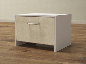 PROxSON Тумба Varna (ЛДСП Белая+ткань Белый/Savana Milk (молочный)) 51x40 в Кудымкаре - kudymkar.mebel24.online | фото