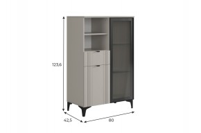 РИЧ Комод 2 со стеклом в Кудымкаре - kudymkar.mebel24.online | фото 2