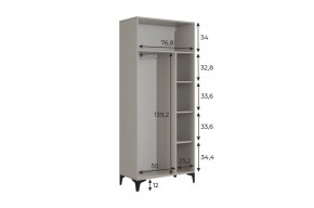РИЧ Шкаф двухдверный в Кудымкаре - kudymkar.mebel24.online | фото 3