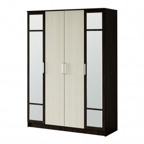 Шкаф 4-х створчатый Фиеста NEW (венге/лоредо) в Кудымкаре - kudymkar.mebel24.online | фото 1