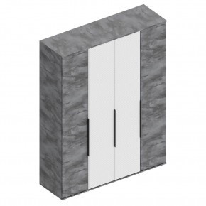 Шкаф 4-ств. для одежды "Лео" в Кудымкаре - kudymkar.mebel24.online | фото