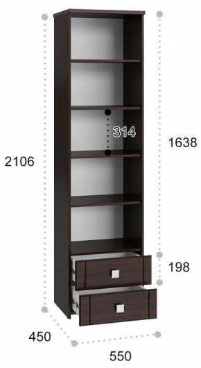 Шкаф для белья Изабель ИЗ-63К с зеркалом в Кудымкаре - kudymkar.mebel24.online | фото 3