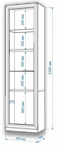 Шкаф для белья Нобиле ВтВ-ФГД-ФГК в Кудымкаре - kudymkar.mebel24.online | фото 3