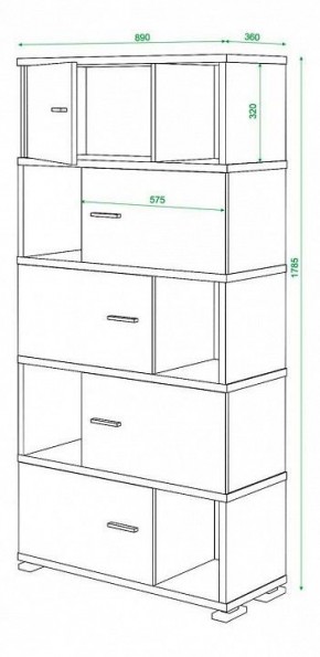 Шкаф комбинированный Домино СБ-30/5 в Кудымкаре - kudymkar.mebel24.online | фото 3