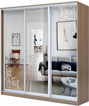 Шкаф-купе ХИТ 23-20/2-656 ОРНАМЕНТ в Кудымкаре - kudymkar.mebel24.online | фото