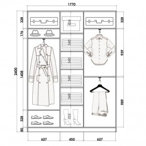 Шкаф-купе ХИТ 24-4-18-666 (420) в Кудымкаре - kudymkar.mebel24.online | фото 2