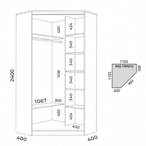 Шкаф-купе ХИТ-У-24-4-66 в Кудымкаре - kudymkar.mebel24.online | фото 2
