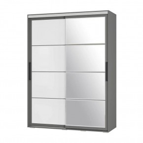 Шкаф-купе Крафт-6 1.6 м ШКК-06 (графит) в Кудымкаре - kudymkar.mebel24.online | фото 3