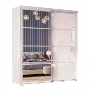 Шкаф-купе Крафт-6 1.6 м ШКК-06 (ясень белый) в Кудымкаре - kudymkar.mebel24.online | фото 3