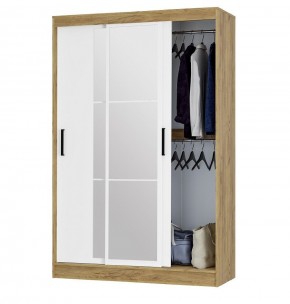 Шкаф-купе Тайм ШКК-03 (крафт/белый) в Кудымкаре - kudymkar.mebel24.online | фото 2