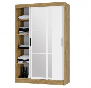 Шкаф-купе Тайм ШКК-03 (крафт/белый) в Кудымкаре - kudymkar.mebel24.online | фото 3