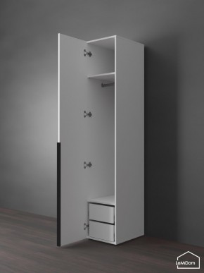 Шкаф Linnea MHR-1-3 2050х400х510 (Белый-М 11.1.2) в Кудымкаре - kudymkar.mebel24.online | фото 5
