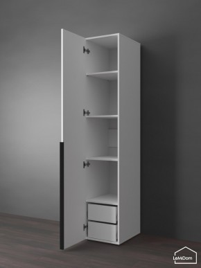 Шкаф Linnea MHR-1-3 2050х400х510 (Белый-М 11.1.2) в Кудымкаре - kudymkar.mebel24.online | фото 5
