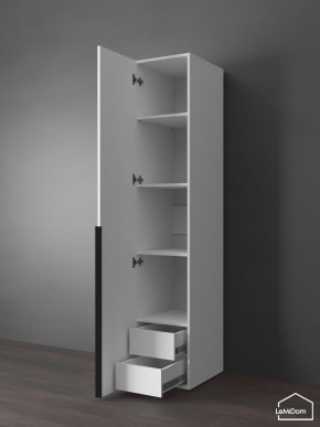 Шкаф Linnea MHR-1-3 2050х400х510 (Белый-М 11.1.2) в Кудымкаре - kudymkar.mebel24.online | фото 6