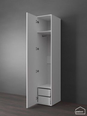 Шкаф Linnea MHR-1PO-3 2050х400х510 (Белый-М 11.1.1) в Кудымкаре - kudymkar.mebel24.online | фото 4