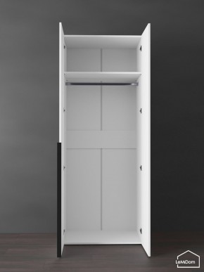 Шкаф Linnea MHR-2 2050х800х510 (Белый-М 11.1.1) в Кудымкаре - kudymkar.mebel24.online | фото 4