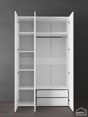 Шкаф Linnea MHR-3PO-2 2050х1200х510 (Белый-М 11.1.1) в Кудымкаре - kudymkar.mebel24.online | фото 6