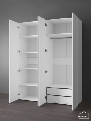 Шкаф Linnea MHR-4PO-2 2050х1600х510 (Белый-М 11.1.2) в Кудымкаре - kudymkar.mebel24.online | фото 5