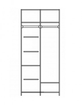 Шкаф Нинель ММ-167-01/03 в Кудымкаре - kudymkar.mebel24.online | фото 3