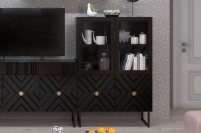 Шкаф низкий (2 стеклодвери) Марсель в Кудымкаре - kudymkar.mebel24.online | фото 3