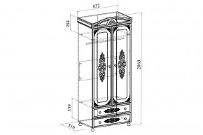 Шкаф платяной Ассоль АС-02 в Кудымкаре - kudymkar.mebel24.online | фото 5