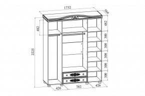 Шкаф платяной Ассоль АС-28 в Кудымкаре - kudymkar.mebel24.online | фото 4