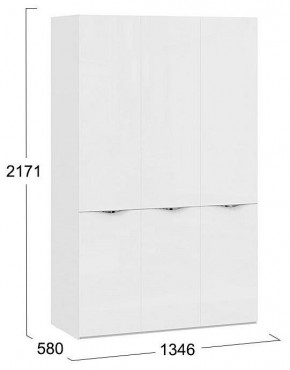 Шкаф платяной Глосс СМ-319.07.431 в Кудымкаре - kudymkar.mebel24.online | фото 4