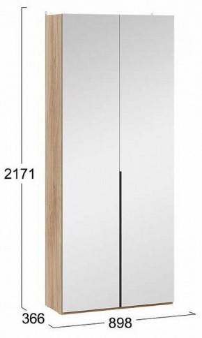 Шкаф платяной Порто СМ-393.07.224 в Кудымкаре - kudymkar.mebel24.online | фото 4
