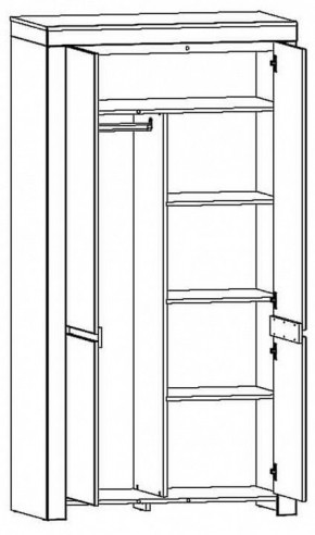 Шкаф платяной Taurus в Кудымкаре - kudymkar.mebel24.online | фото 3