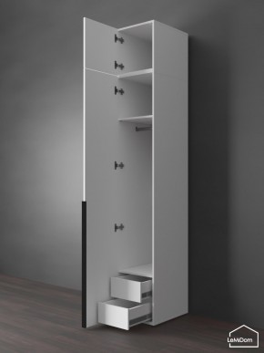 Шкаф с антресолью Linnea MHR-1A-3 2450х400х510 (Белый-М 11.1.2) в Кудымкаре - kudymkar.mebel24.online | фото 6