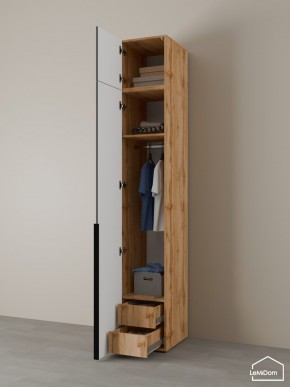 Шкаф с антресолью Linnea MHR-1A-3 2450х400х510 (ДВ-М 11.1.25) в Кудымкаре - kudymkar.mebel24.online | фото 5