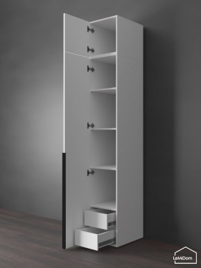 Шкаф с антресолью Linnea MHR-1A-4 2450х400х510 (Белый-М 11.1.1) в Кудымкаре - kudymkar.mebel24.online | фото 5