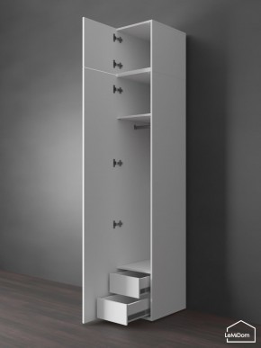 Шкаф с антресолью Linnea MHR-1POA-3 2450х400х510 (Белый-М 11.1.1) в Кудымкаре - kudymkar.mebel24.online | фото 6