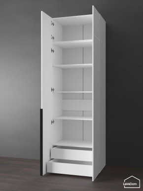 Шкаф с антресолью Linnea MHR-2A-4 2450х800х510 (Белый-М 11.1.1) в Кудымкаре - kudymkar.mebel24.online | фото 5