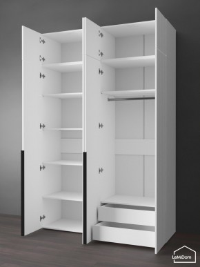 Шкаф с антресолью Linnea MHR-4A-2 2450х1600х510 (Белый-М 11.1.1) в Кудымкаре - kudymkar.mebel24.online | фото 6