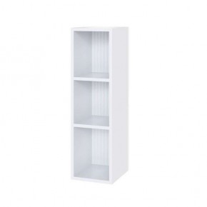 Шкаф Сириния навесной открытый белый/МДФ белый снег в Кудымкаре - kudymkar.mebel24.online | фото