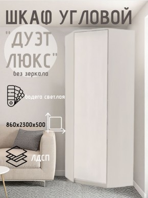 Шкаф угловой Дуэт Люкс без зеркала в Кудымкаре - kudymkar.mebel24.online | фото