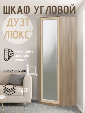 Шкаф угловой Дуэт Люкс с зеркалом в Кудымкаре - kudymkar.mebel24.online | фото 3