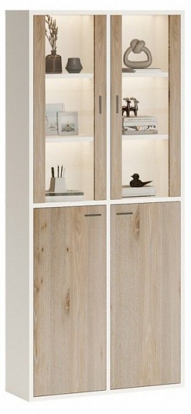 Шкаф-витрина Домино СУ(ш2в2)+2ФС+2ФГ в Кудымкаре - kudymkar.mebel24.online | фото 3