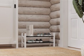 Скамья 85х37 Кантри для обуви белая в Кудымкаре - kudymkar.mebel24.online | фото 4