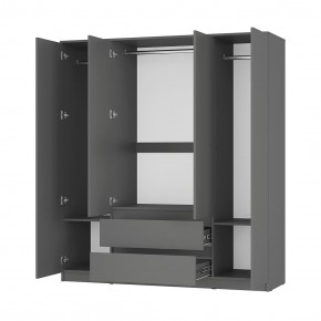 Спальня Симпл (графит) модульная в Кудымкаре - kudymkar.mebel24.online | фото 41
