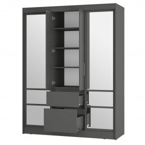 Спальня Симпл (графит) модульная в Кудымкаре - kudymkar.mebel24.online | фото 46