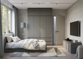 Спальня Симпл (графит) модульная в Кудымкаре - kudymkar.mebel24.online | фото 52