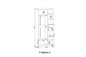 СТЕФАНИ-2 Шкаф в Кудымкаре - kudymkar.mebel24.online | фото 2
