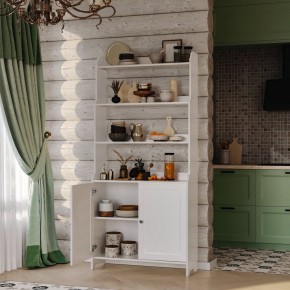 Стеллаж 20 Вествик, массив сосны, цвет белый в Кудымкаре - kudymkar.mebel24.online | фото 4