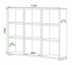 Стеллаж Домино нельсон ПУ-60-1 в Кудымкаре - kudymkar.mebel24.online | фото 2
