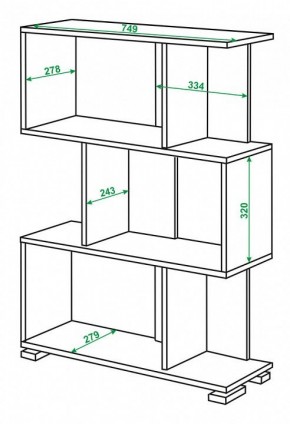 Стеллаж Домино нельсон СЛ-5-3 в Кудымкаре - kudymkar.mebel24.online | фото 2